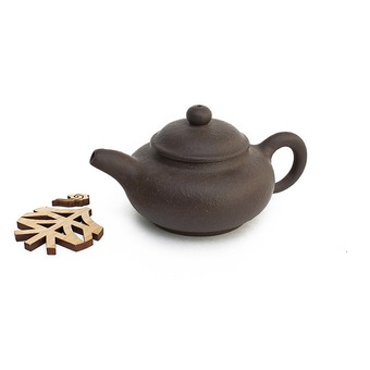 Чайник Исин, "Фан Гу", глина Хэй Чжу Ни, 135мл		