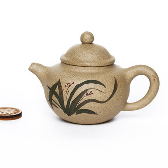 Чайник Исин, До Чжи, роспись глиной, №20, 70 мл арт. 3608 Чайник Исин, До Чжи, роспись глиной, №20, 70 мл