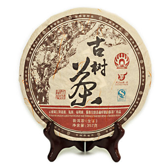 Пуэр Блин Шэн "Гу Шу Ча", "Мэн Дай", 2014 г, 357 гр арт. 3066 Пуэр Блин Шэн "Гу Шу Ча", "Мэн Дай", 2014 г, 357 гр